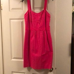 Hot pink dress from Loft